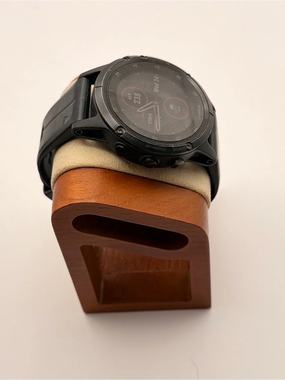 Garmin Fenix 5s Plus, Sapphire Edition, Black, Tested, Charger Included
